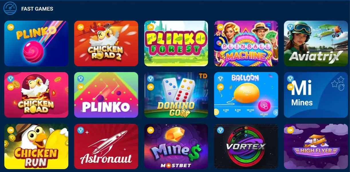 O’yin turlari va mashhur yo’nalishlar Mostbet: sport va kazino o‘yinlari O’yin turlari va mashhur yo’nalishlar Mostbet